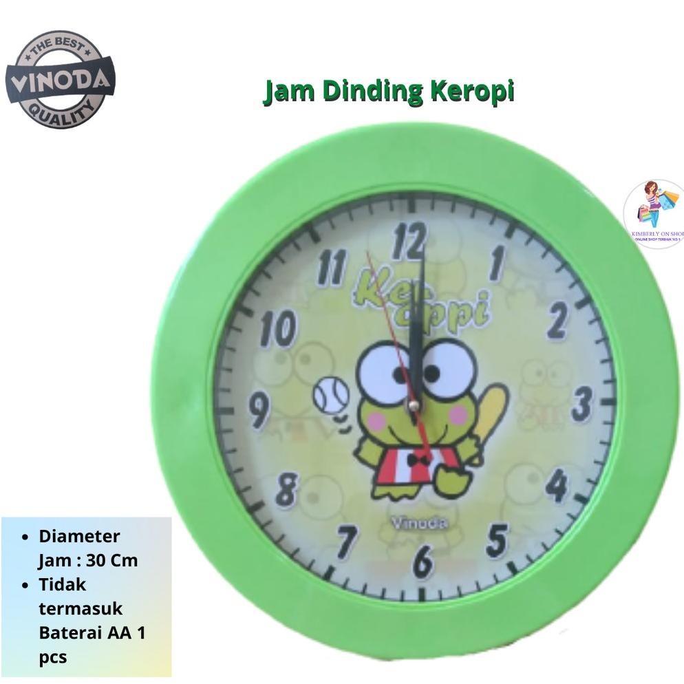 Jam Dinding Karakter Vinoda Vr-101 Stock