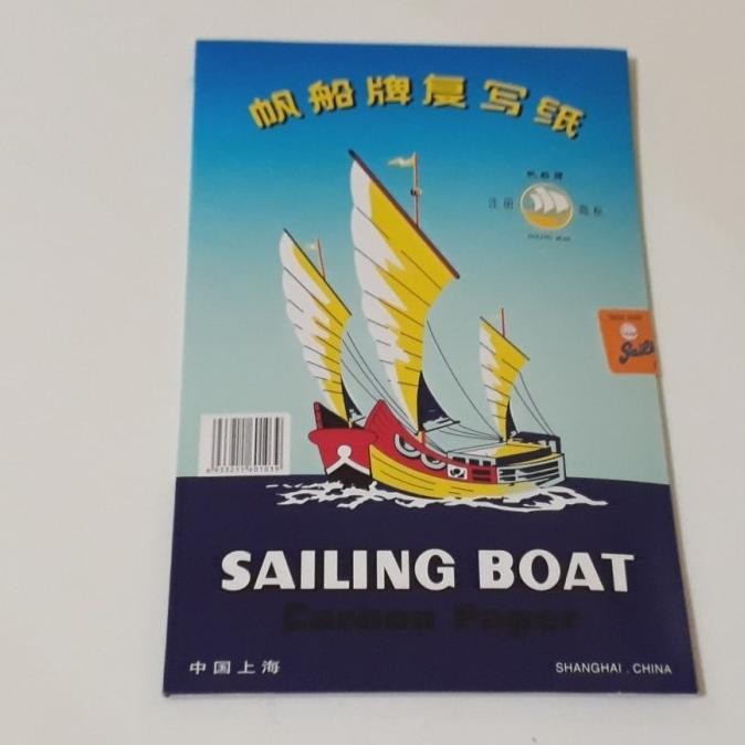 

baru Kertas Karbon Sailing Boat single warna Hitam