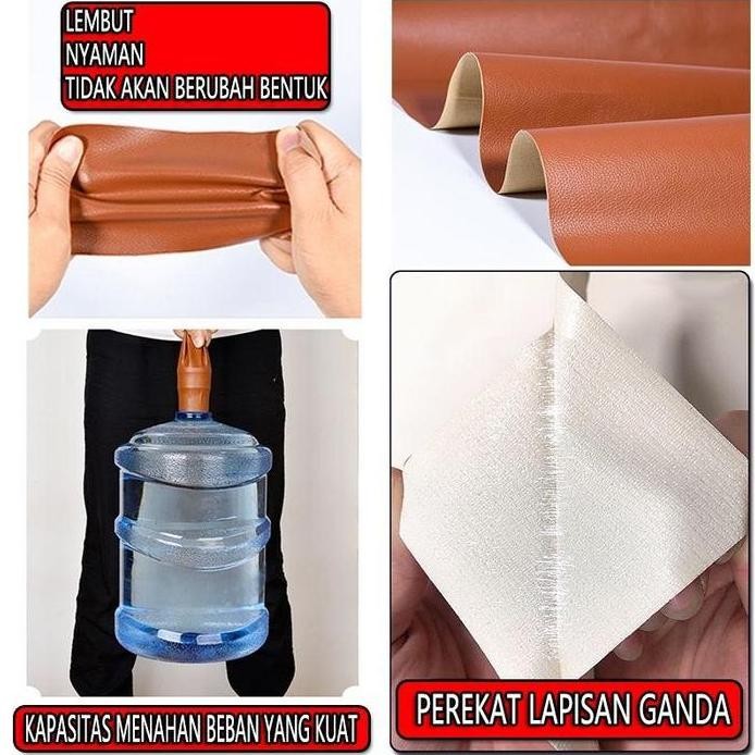 Little StarCOD Lem impor yang kuat Sticker Kulit Sofa Leather Repair Sticker Cover Perbaikan Kulit Y