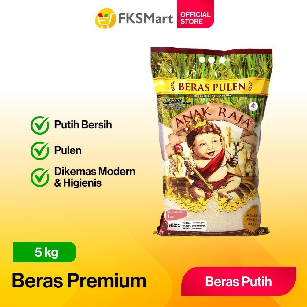 

ready Anak Raja Beras Super Pulen Enak 5 kg murah