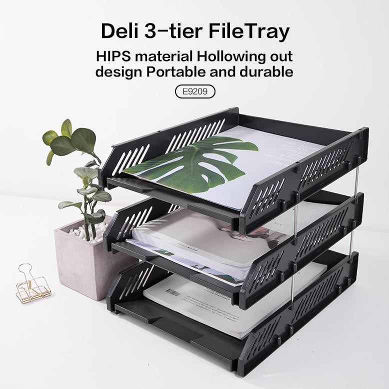 

Deli Tempat File Kualitas Tinggi, 2 dan 3 Tingkat 26,8x33,6 E9208 E9209