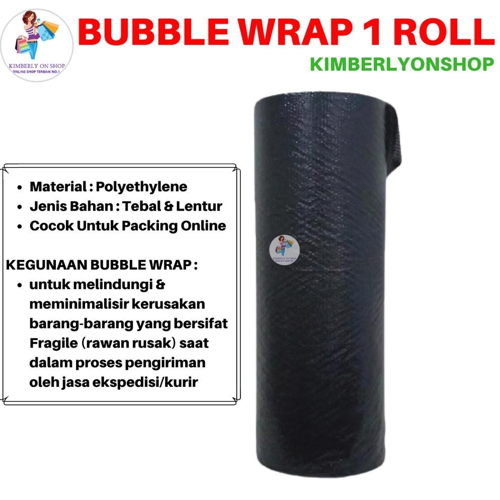 

Bubble Wrap Roll Hitam Dan Bening 125Cm X 50M Packing Ready