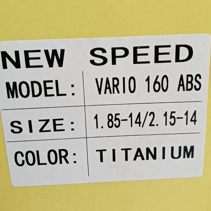 VELG VND NEW SPEED VARIO 160 CBS/VARIO 160 ABS/PELEK VELG RACING VND NEW SPEED VARIO 160 ABS/VARIO 1