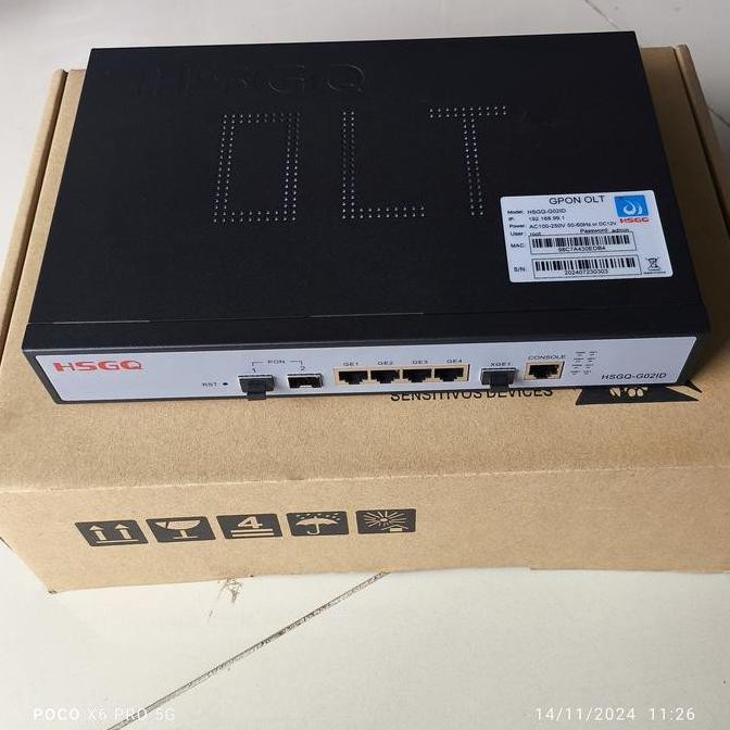 OLT HSGQ GPON G02ID G04ID G08ID 2 4 8 port AC+DC