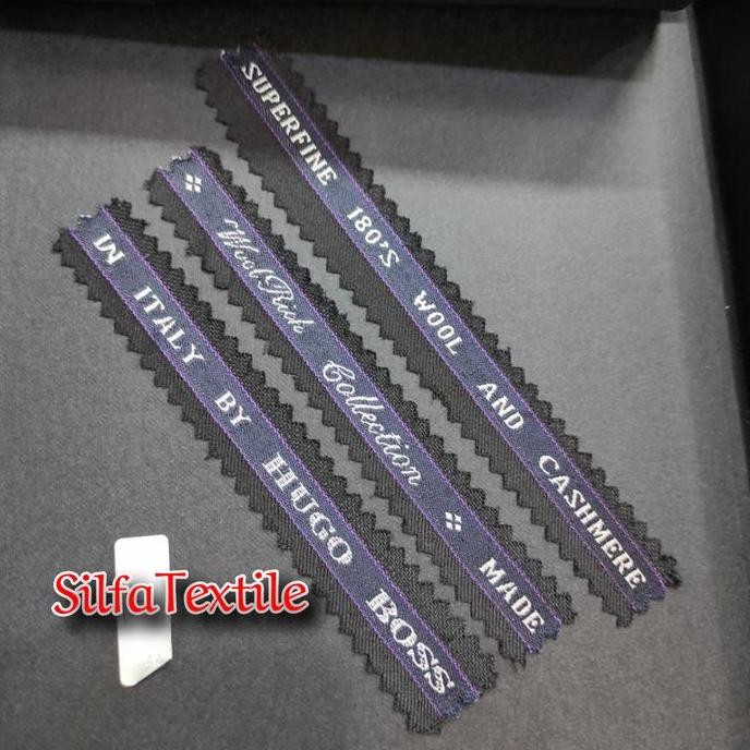 Kain Bahan Celana Superfine Wool 180's Cashmere HUGO BOSS In Italy (130x150) murah