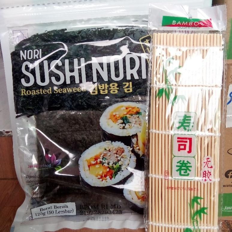 

ready Nori sushi 50 lembar+bambu sakao Tokinori Ichi sushinori Nori kimbab bento seaweed dry murah halal murah