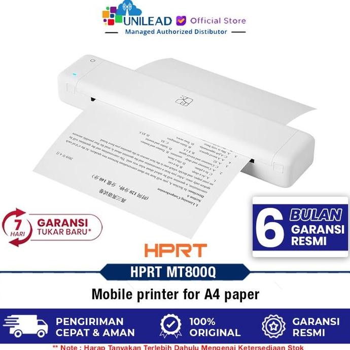 Portable Thermal Printer HPRT MT 800 ORIGINAL/ Printer A4 Bluetooth