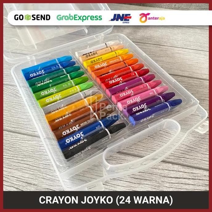 

ready Crayon Joyko 24 Warna / Oil Pastel OP-24s / Krayon Minyak