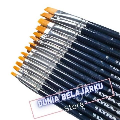 

ready Kuas Lukis Lyra Giotto Brush Germani Taklon / Flat Brush / Original