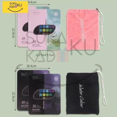 

ready GIORGIONE Cat Air Padat 48 Color Solid Watercolor Paint Set