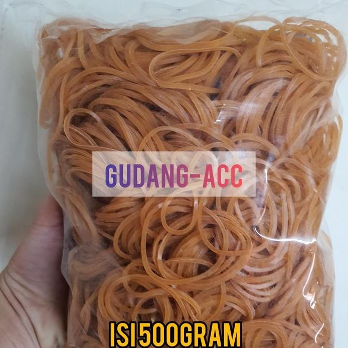 

baru !!! Karet Gelang Kuning 14mm isi @500 Gram