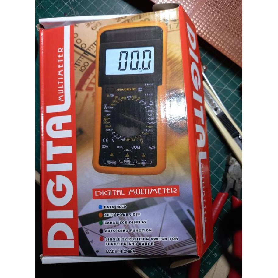 AVO METER DIGITAL DT9205/ MULTITESTER DIGITAL