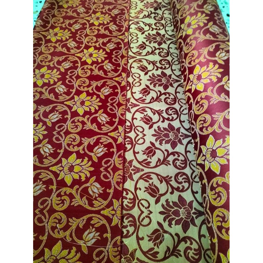 Kain Kursi Sofa Motif Ranting // Bahan Kursi Sofa Timbul // Kain Sofa Meteran Sarung Bunga murah