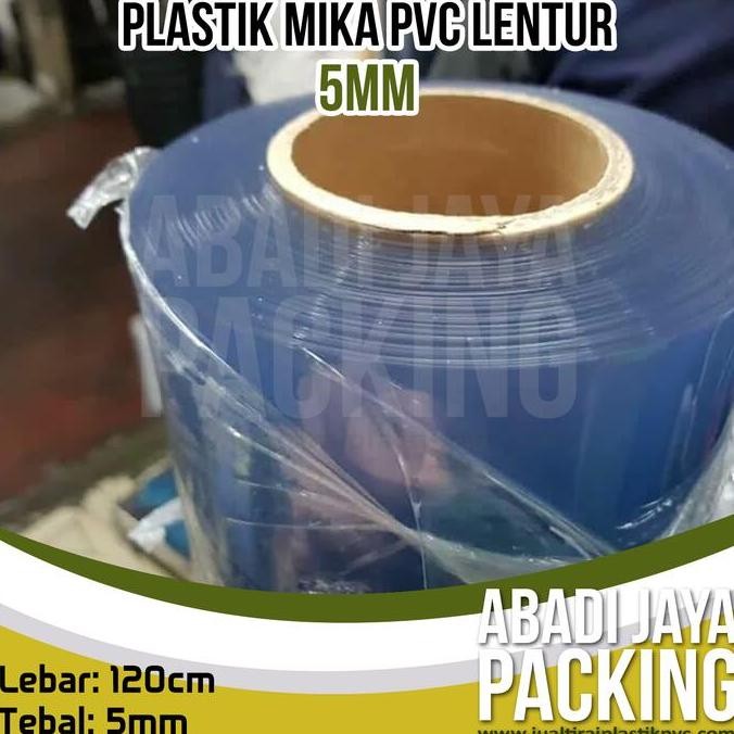 pvc plastik mika lentur 5mm (pvc curtain 5mm) murah