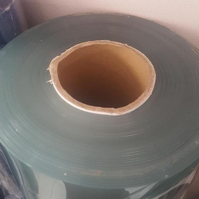 ready stock Plastik Mika Transparan Bening Tebal 0.50mm Meteran / Plastik PVC Tas