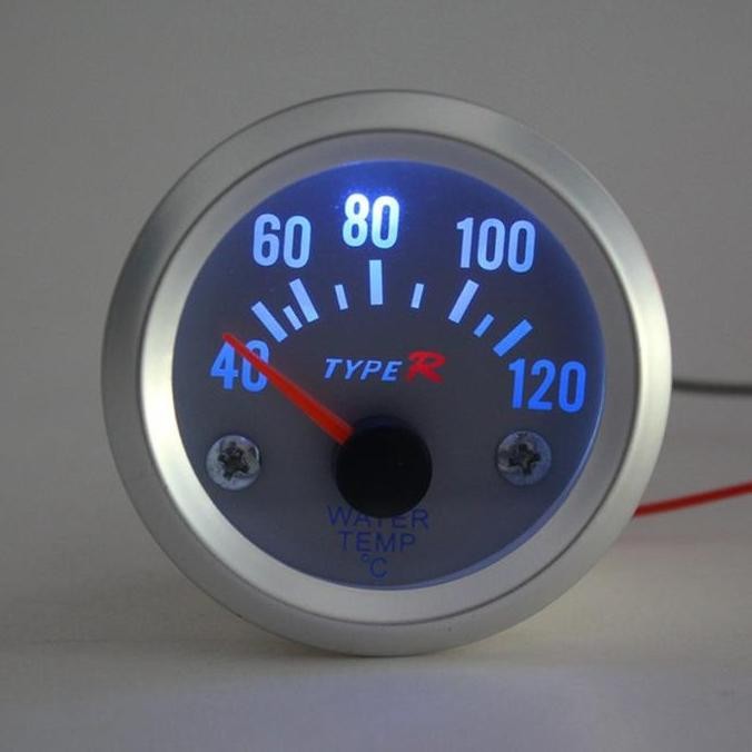 Indikator temperatur air digital elektrik 2 inch 52 mm untuk mobil