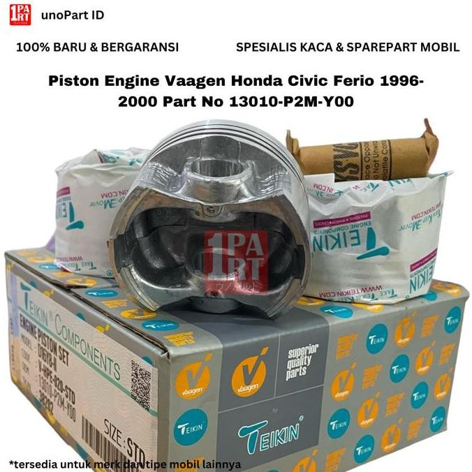 Piston Mesin Honda Civic Ferio 1996-2 Vaagen Teikin 13010-P2M-Y00