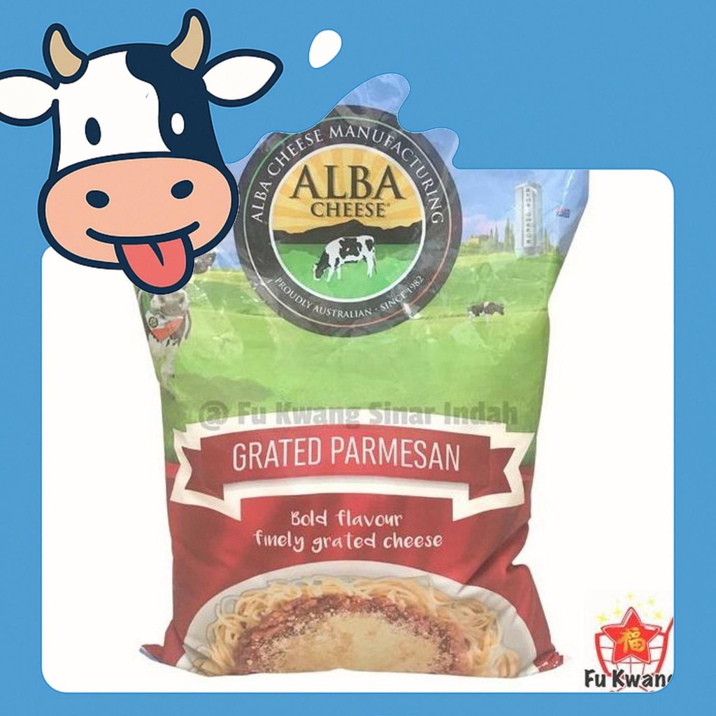 Free Ongkir [Premium] Alba Parmesan Bubuk / Keju Parmesan / Grated Parmesan / Parmesan Bubuk / Parme