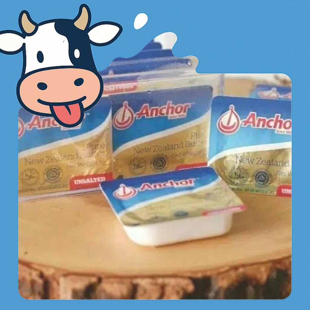 

Anchor Unsalted Minidish Pure New Zealand Butter 24 X 7 Gram