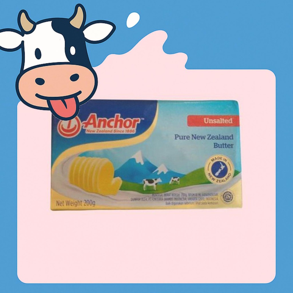 

Diskon Anchor Butter Unsalted 200 Gr