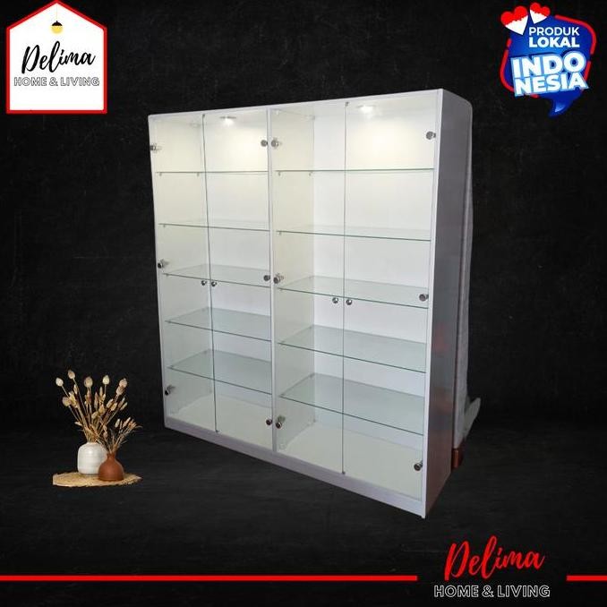 Lemari Kaca Pajangan Tas/Lemari Kaca/Lemari Minimalis Mewah/Rak Tas/ Nota Invoice