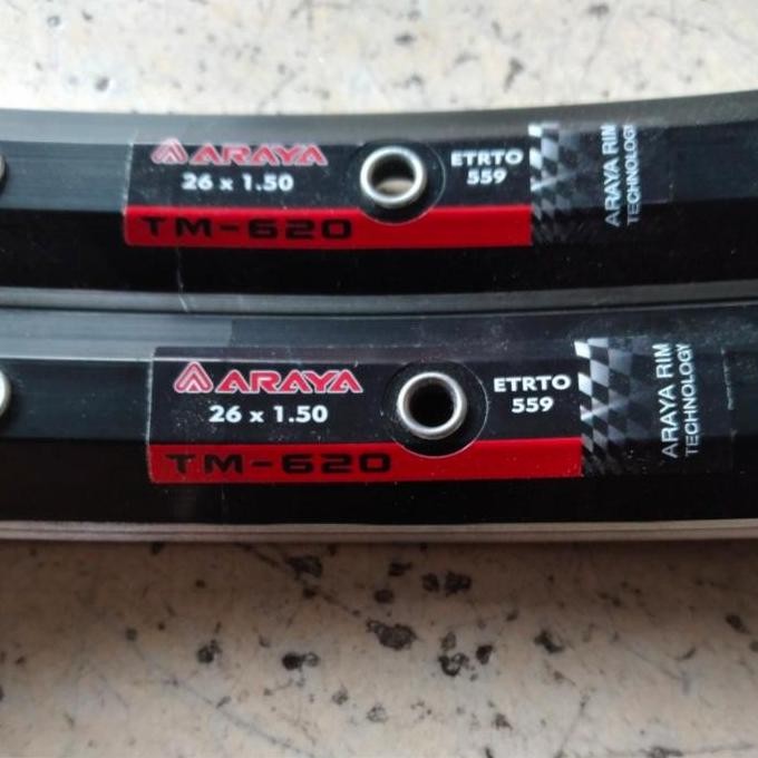 [hitostore]- velg 26 araya tm 620 rim hole 32 dan hole 36 Harga sepasang