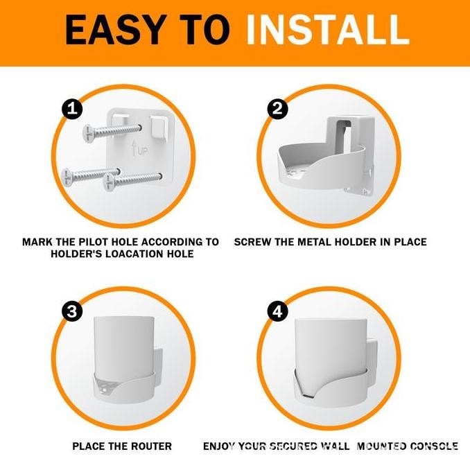 ready  TP Link Deco X20 / X60 Wall Mount Bracket