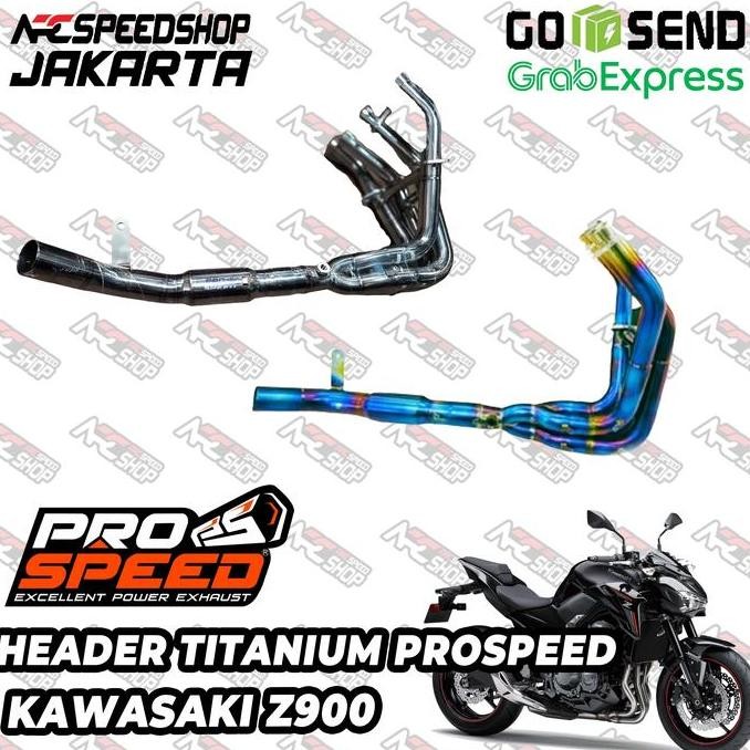 Grosir Header Leher Knalpot Prospeed Titanium Blue Z900 Z 900 Rs Fullsystem