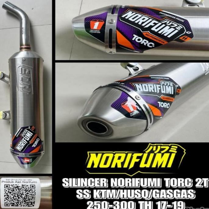 Murah Knalpot Ktm/Husq/Gasgas 2017-2019 2T Norifumi Torc Ss