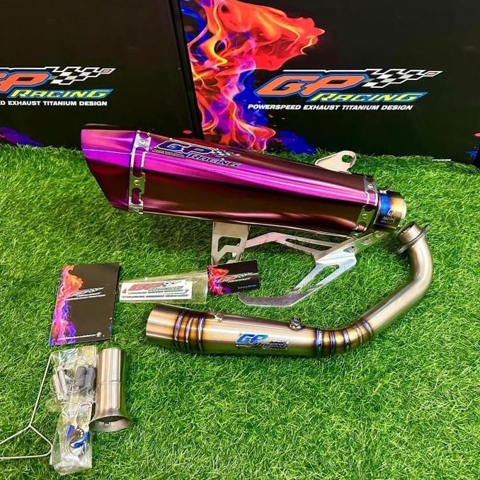 Promo Knalpot Racing Xmax Gp Racing Gp Racing Titanium Original
