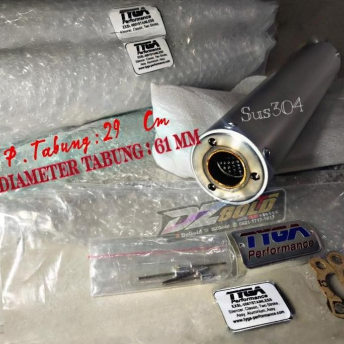 Murah Silencer 2T Tyga Classic Stainless Almu Ninja Kr Krr Bebek 2 Tak