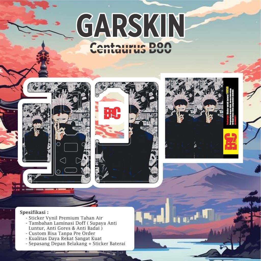 

E2r Creative Jual Sicentaurus B80 22 Garskin Stiker Custom Fullbody Bisa COD