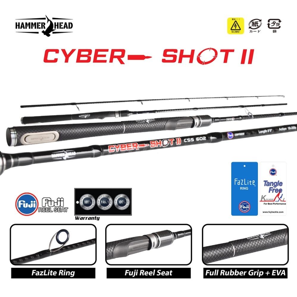 ul-64 ZX41 Joran Pancing Hammerhead Cyber Shot II Type Spinning Sambung 2 Middle Joint Full Fuji XWr