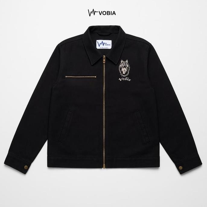 Sale Vobia Work Jacket Boxy Canvas - Aztec Black