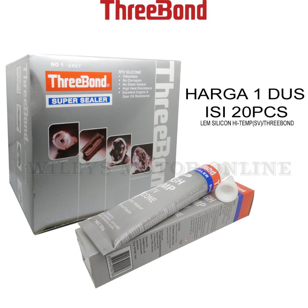 

Produk Baru!! Lem Threebond Hi Temp 30gr 1 Dus Isi 20pcs | Lem Tahan Panas Mesin