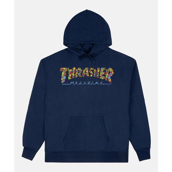 Grosir Thrasher Smile By Spanky Hoodie Navy
