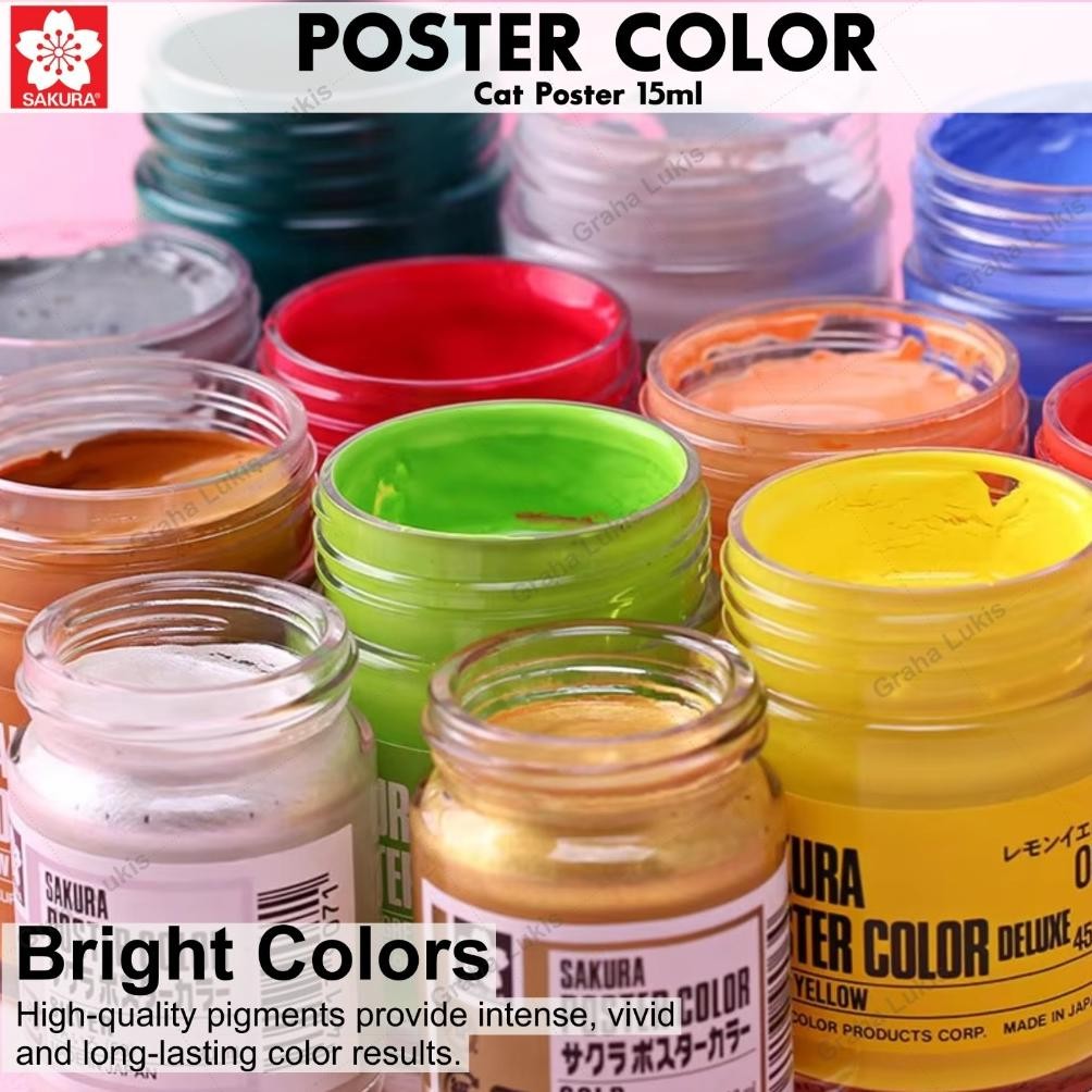 

Sakura Poster Colour 15ml (Warna Umum) - Cat Poster Terlaris
