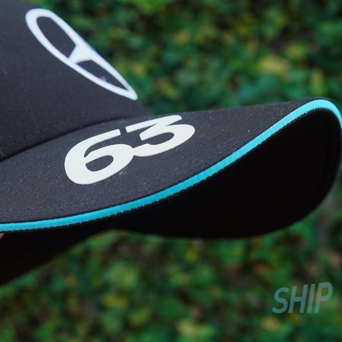 Promo Topi Driver Cap Russell Mercedes Hitam Black F1 Original 2024 Formula 1 F1
