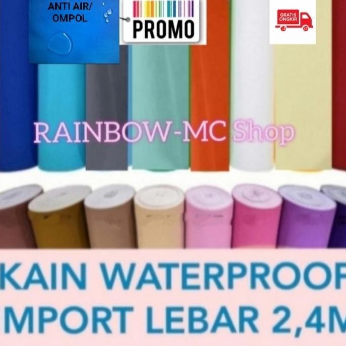 Kain Sprei Waterproof Meteran /Anti Ompol Import Lebar 2,4M