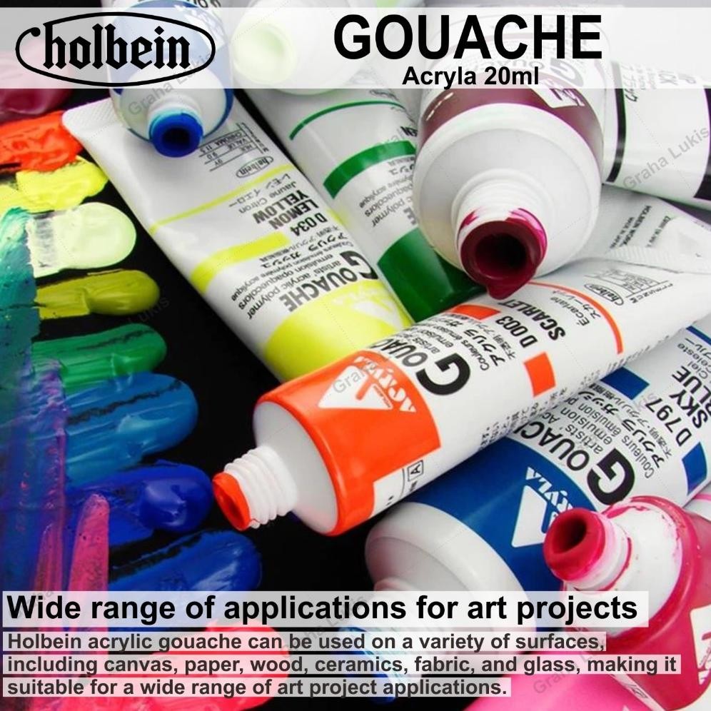 

Holbein Acryla Gouache 20ml (Basic Colors) Varian 4 Terlaris