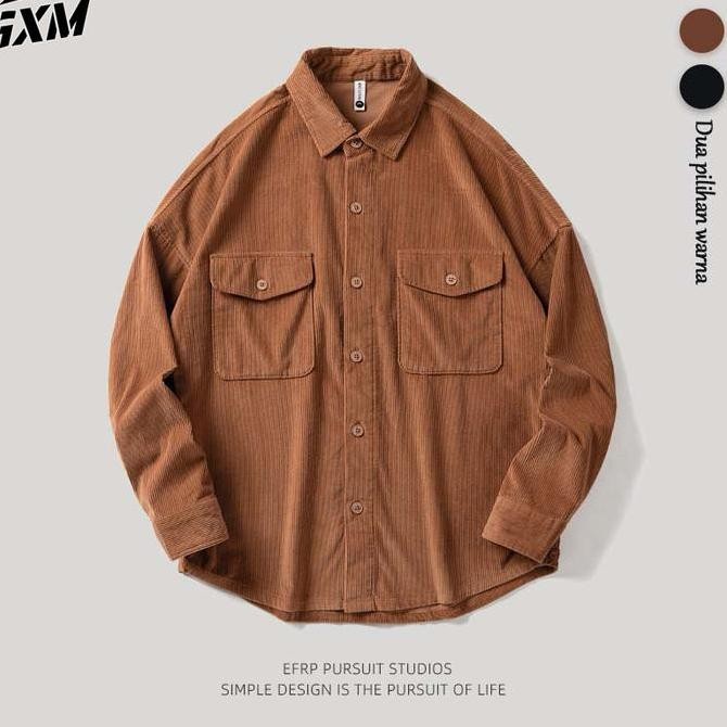 Sale Jaket Cowok Corduroy Jaket Pria Corduroy Outer Pria Tebal Jaket Vintage Murah | Flight Jacket |