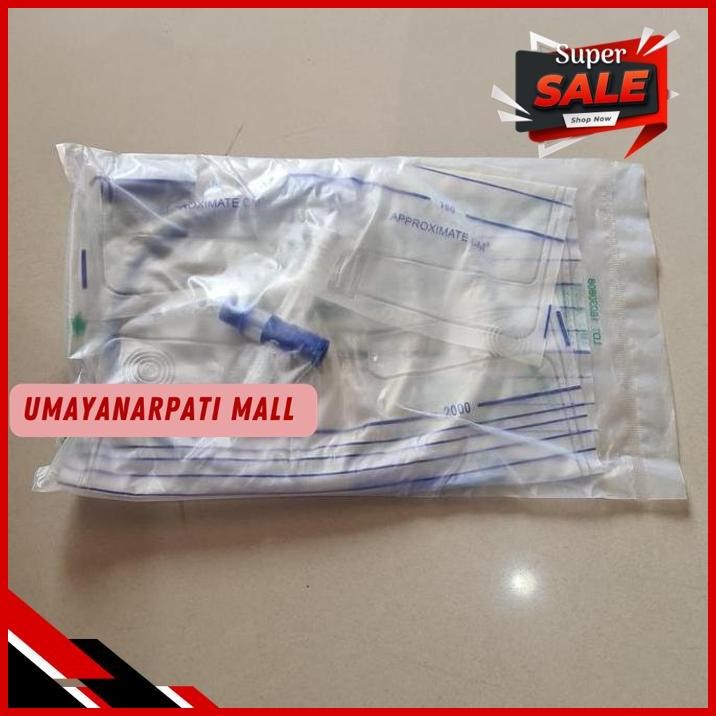 URINE BAG 2000ML  URINE BAG DEWASA KUALITAS PRODUK TERBAIK