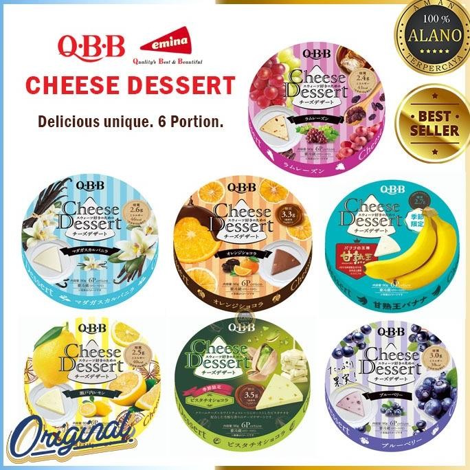 

Baru QBB Cheese Dessert Jepang 6P - Keju Camilan Lembut Rasa Original