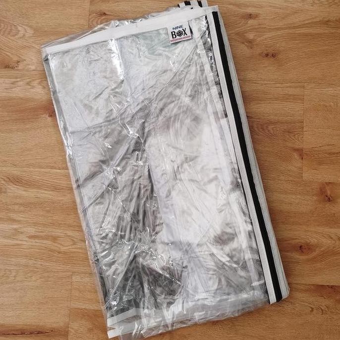 NINE BOX COVER FULL MIKA PLASTIK UNTUK RAK SEPATU