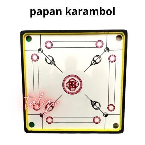 Terlaris Meja Karambol + 1Set Biji Karambol Dan Bubuk Kristal Papan Karambol