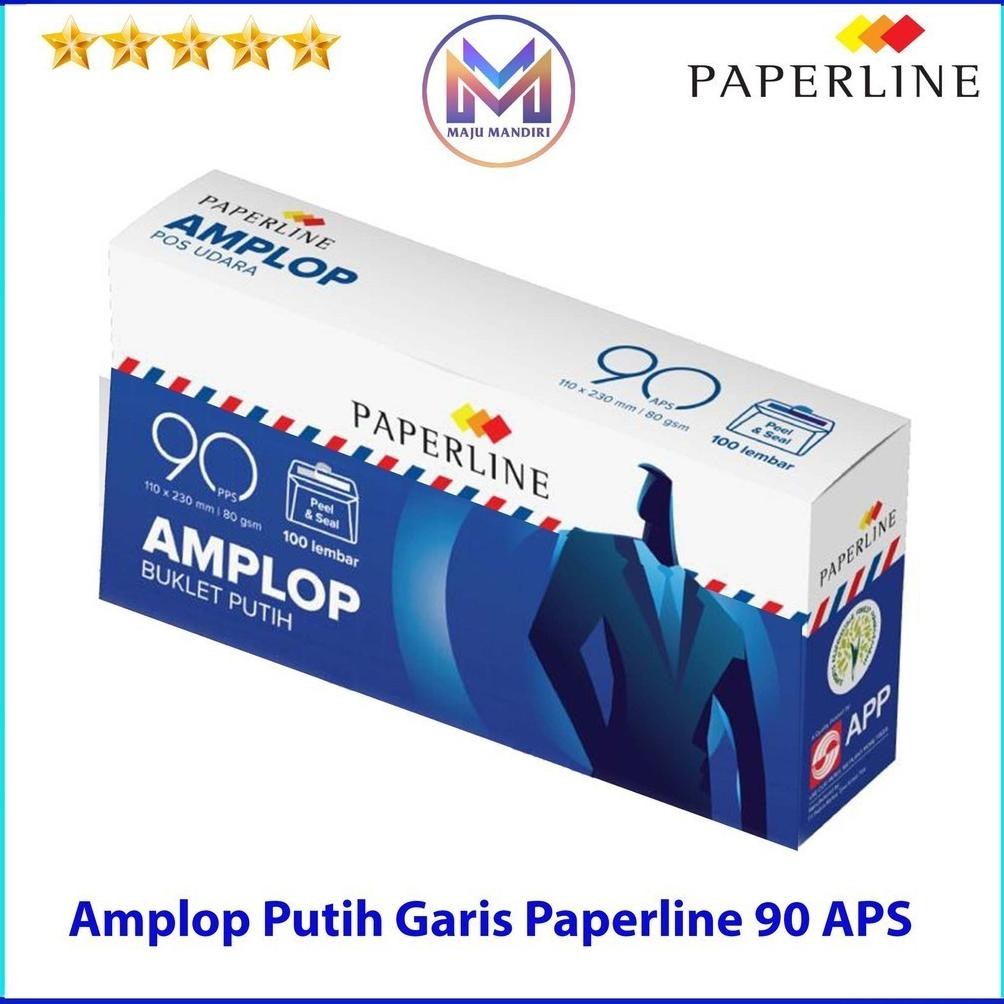 

Amplop Putih Airmail 90 APS Paperline Isi 100 Lembar (110 x 230 mm) RB07