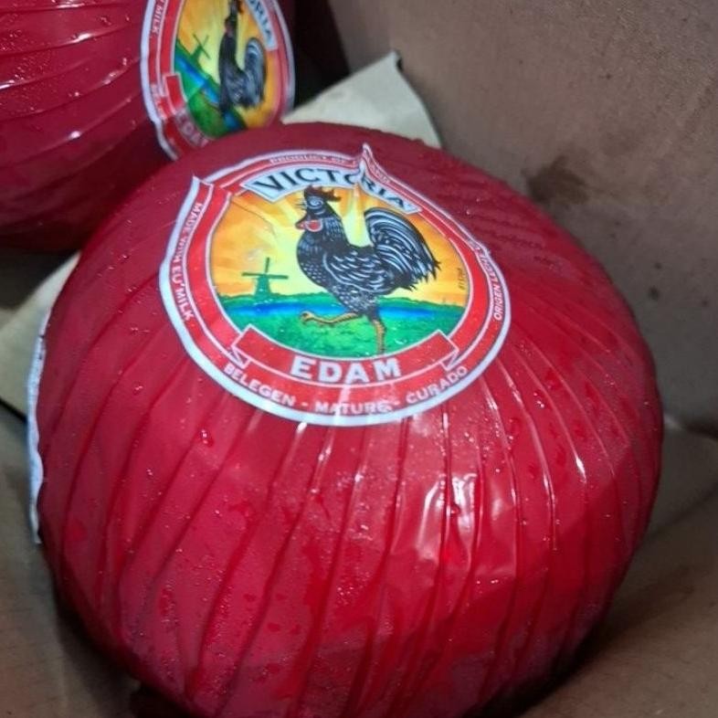 

Baru Keju Edam Victoria Holland 300gr - Import Pasti Ready