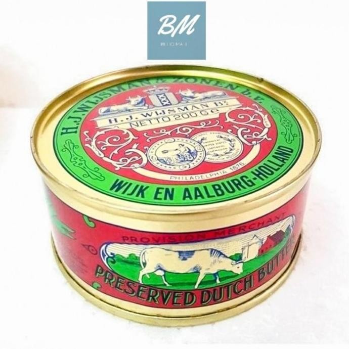 

(Expert) Wisman Butter Mentega 200 gr / Wisman Kemasan Kaleng 200 gr / Butter Mentega Wisman 200 gram / Wijsman Preserved Dutch Salted Butter 200 gr / Mentega WISMAN 200 gram HALAL