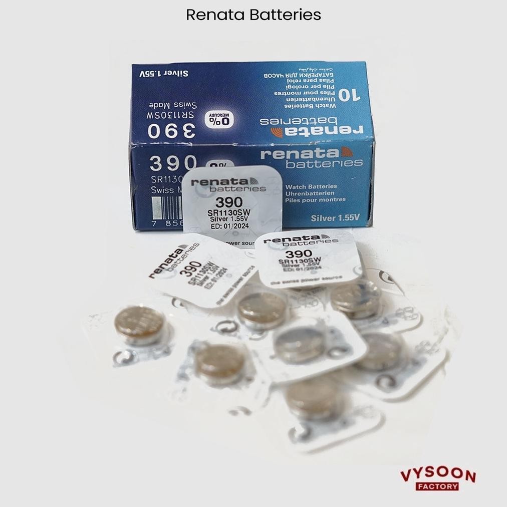 Baterai Jam Tangan Swatch Renata 390 SR1130SW SR 1130 SW Original RB