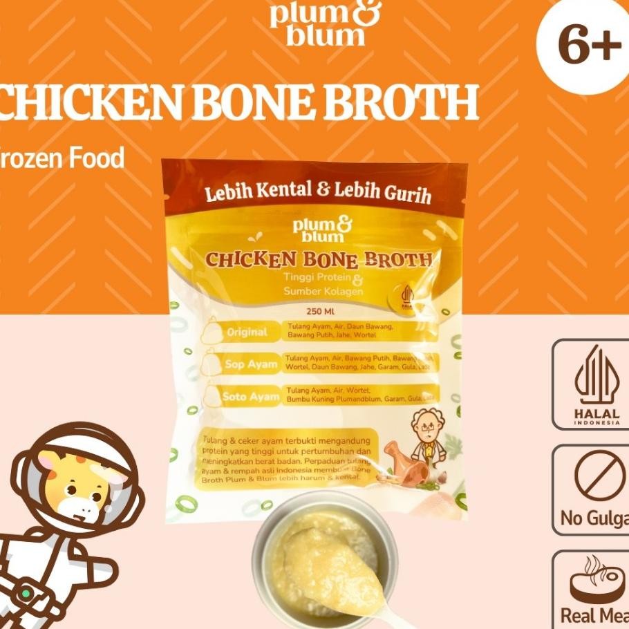 

Plum Blum Kaldu Mpasi Chien Bone Broth 1 Pouch